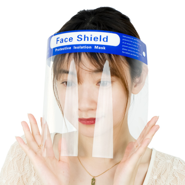 Écran facial Anti-buée Écran facial transparent Écran facial résistant aux UV