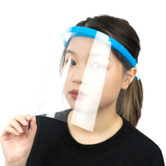 Escudo facial azul protector Reutilizable Seguridad Dental Escudo facial ajustable