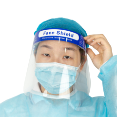 Bouclier de protection faciale de haute qualité pour adultes Anti-UV Anti-buée Clear Facesheilds