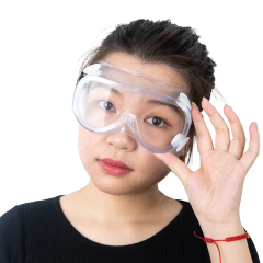 Защитные очки оптом Полностью закрытые очки с четырьмя отверстиями Защитные химические очки