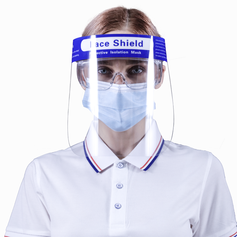 Wholesale Adult Face Shields Adult Plastic Face Shields Breathable Face Shield