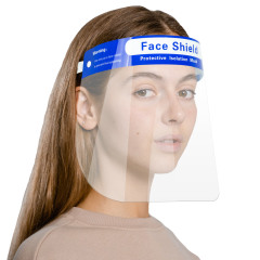 Persönlicher Schutz Clear Face Shield Anti Fog Full Face Einweg-Gesichtsschutz