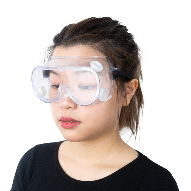 Werksschutzbrille für Labor Vollständig geschlossene Vierlochbrille Anti-Fog-Brille Brille