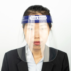 Visière faciale transparente anti-gouttelettes Écran facial protecteur anti-éclaboussures