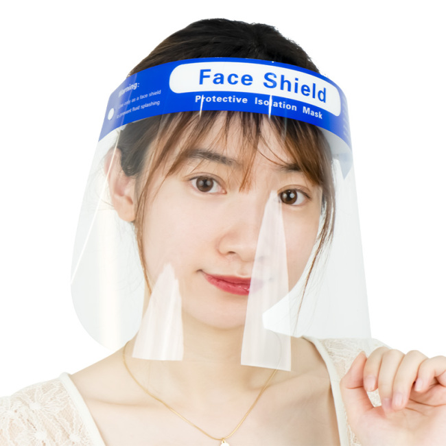 Großhandel PET-Gesichtsschutz Anti-Beschlag-Gesichtsschutz Anti-UV-Sicherheits-Gesichtsschutz