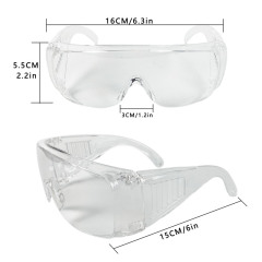 Venta al por mayor de gafas a prueba de polvo, gafas ciegas antiniebla, gafas protectoras transparentes