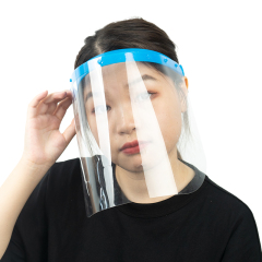 Écran facial réglable en couleur Écran facial de protection anti-UV PET anti-UV