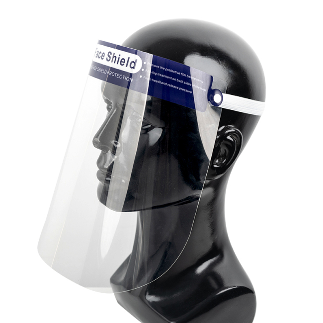 Оптовый лицевой щиток из ПЭТ для лица Анти-УФ-пузырьковый щиток для лица