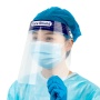Wholesale Disposable UV Proof Faceshield Clear Anti Fog Protection Facesheilds
