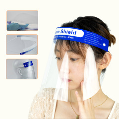 Clear Anti Fog Faceshield Free Sample Safety Protective Sponge Transparent Face Shield