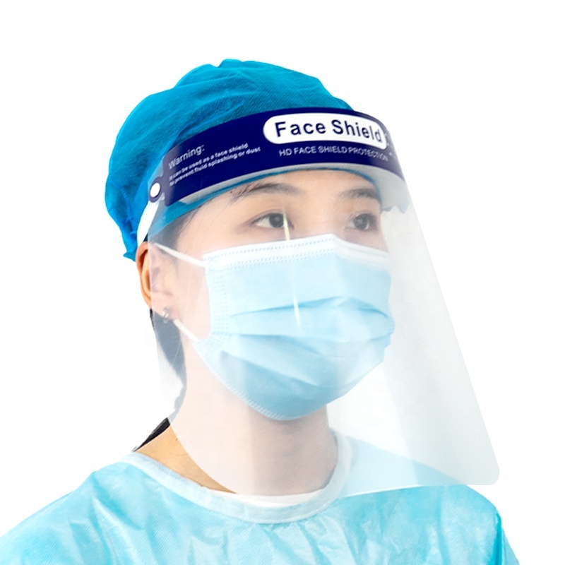 Wholesale Disposable UV Proof Faceshield Clear Anti Fog Protection Facesheilds