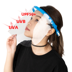 Регулируемая защитная маска для лица УФ-защита анти-UVA UVB Полнолицевая защитная маска для лица