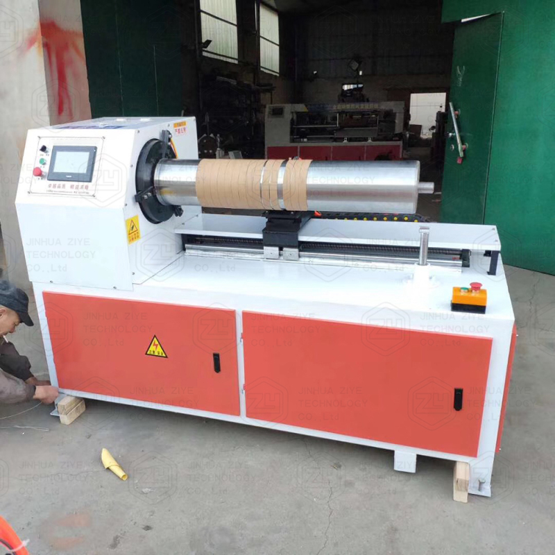 HJ-500 Easy Operation Semi Automatic Pneumatic Multi Cutters Paper Tube Core Pipe Cutting Machine
