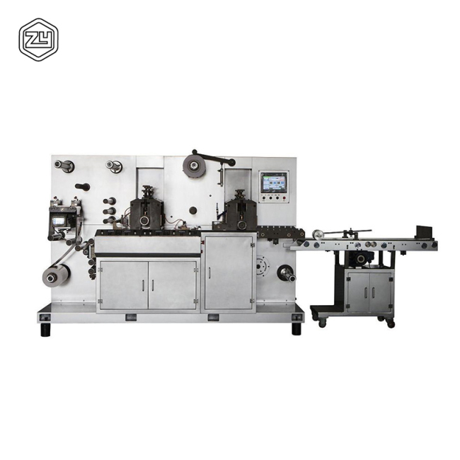 DES320SD Manufacturer Supplier Flexo Printing Semi-Rotary Printed Label Die Cutting Machine