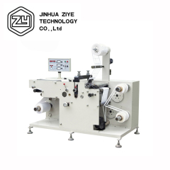 DES420T1 Fully Automatic Blank Label Rotary Die Cutter with Slitter Slitting Rewinder 120 M/min Production Capacity 120m/min
