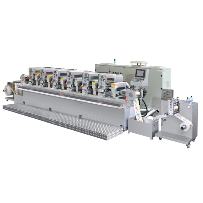 ZY-280P-6 Color Shaftless Full-servo Letterpress Petal Type Intermittent Flexo Flexographic Printing Machine