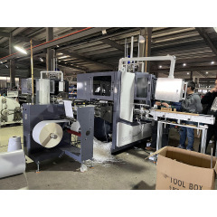 ATR-350GL Auto Turret Rewind Machine Blank Label Sticker 4 Spindles Glueless Turret Rewinder