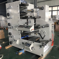 FPL320-2 320mm 2 3 4 5 6 Color Label Logo Die Cutting UV Dryer Flexographic Flexo Printing Machine