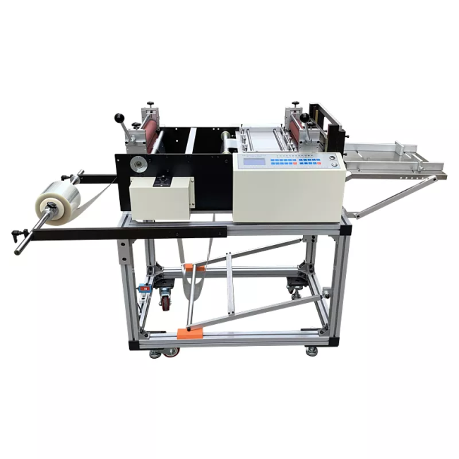 DCUT700S Hot Sale Automatic Vertical Integrated Machine Paper PVC Film Label Roll To Sheet Cutting Machine