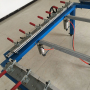 SPE-L1215 Mechanically Screen Frame Making Mesh Stretching Machine For Screen Printing Frame Mesh Stretcher