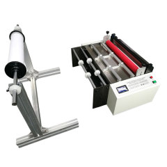 DCUT600 Hot Sale Automatic Cutting Machine Label Film Roll To Sheet Cross Cutting Machine