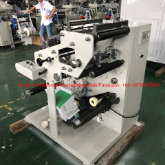 SL420B Paper Roll Mini Label Slitting Machine With Turret Rewind