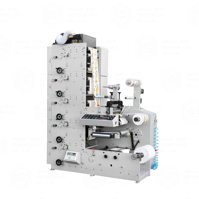 FPL580-6 High Speed Automatic Flexographic Printers Plastic Film Flexo Printing Machine