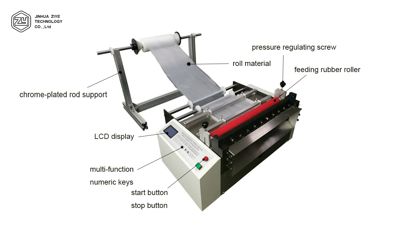 Оптовая продажа DCUT300 Small Compact Paper Label Film Roll to Sheet  Machine Cross Cutting Machine Поставщики -Ziye