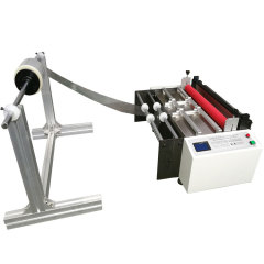 DCUT1000 Hot Sale Automatic Cutting Machine Label Film Roll To Sheet Cross Cutting Machine