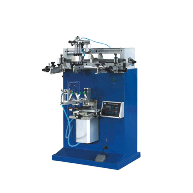 SPE600S Plastic Bottle Laundry Liquid Bottle Manual Hydraulic Cylindrical Screen Printing Automatic Machine With Good Price