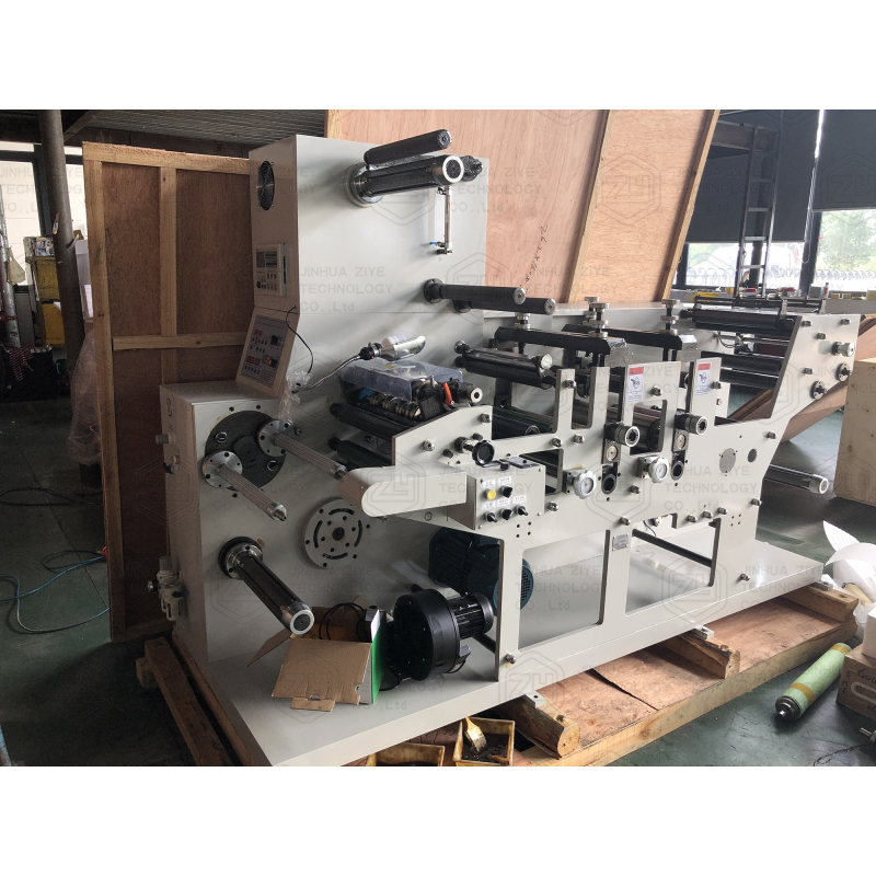 DES320D 2 Two Double Side Station Unit Blank Label Rotary Die Cutting and Slitting Machine