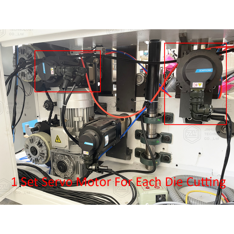 ZY-350P Macchina da stampa flessografica flessografica intermittente a petalo con servomotore a bobina stretta a 6 colori