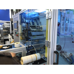 ATR-420B Blank Label Sticker 4 Spindle Turret Full Auto Turret Rewinder Machine