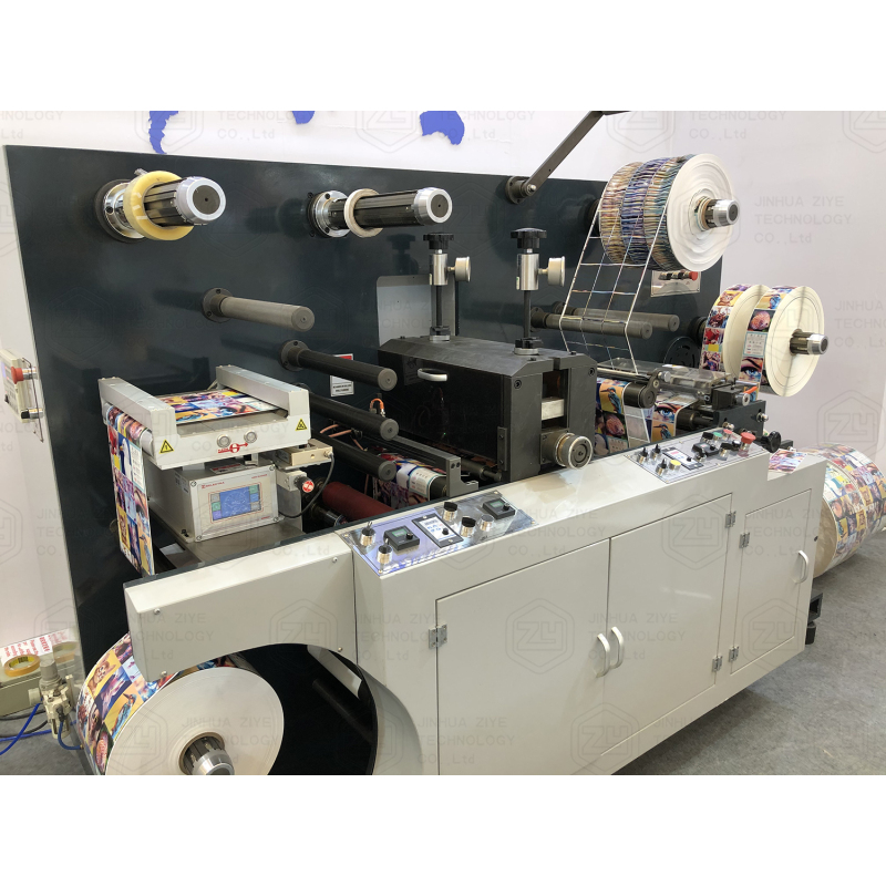 DES320S Stampa flessografica intermittente e fustellatrice semi-rotativa di etichette stampate