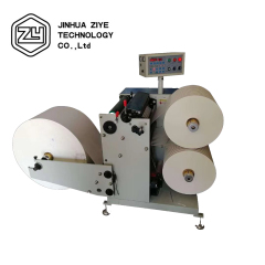 FPL320L-P Automatic Paper Roll To Roll Aluminum Foil Plastic Film Slitting Machine With Rewinding