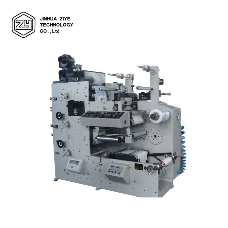 FPL450-2 Narrow Web Horizontal Online Flexo Printer Die Cutting Stamping Printing Machine Flexographic Printer