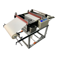 DCUT500S Hot Sale Automatic Vertical Integrated Machine Paper PVC Film Label Roll To Sheet Cutting Machine