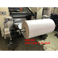 FPL900L-TP Quick Training Small Thermal Bank Paper Label Roll To Roll Slitting Cutting Machine For Sale