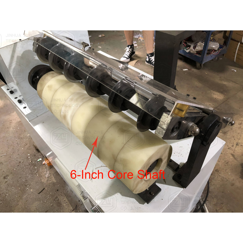 HJ-500 Easy Operation Semi Automatic Pneumatic Multi Cutters Paper Tube Core Pipe Cutting Machine