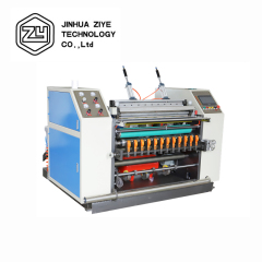 FPL900L-TP Quick Training Small Thermal Bank Paper Label Roll To Roll Slitting Cutting Machine For Sale