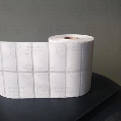 DES420TD Semi Automatic Printed Label Paper Roll To Roll Rotary Rewinding Die Cutting Machine