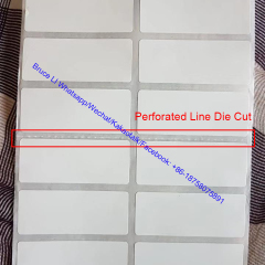 DES320TD Semi Automatic Roll To Roll Self-Adhesive Sticker Label Flexo Die Cutting Machine