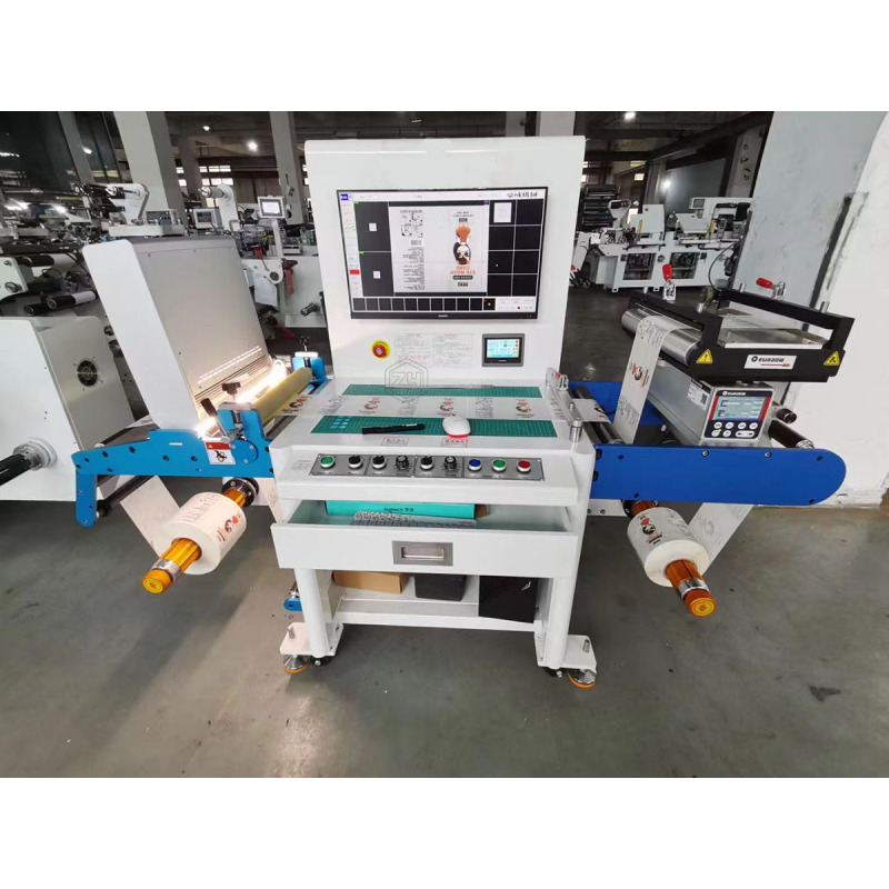 IMH-330C Hot Sale Automatic Label Inspection Machine with Rewinding Slitting Roll To Roll