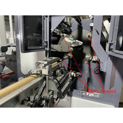 ATR-350GL Auto Turret Rewind Machine Blank Label Sticker 4 Spindles Glueless Turret Rewinder