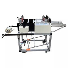 DCUT500S Hot Sale Automatic Vertical Integrated Machine Paper PVC Film Label Roll To Sheet Cutting Machine