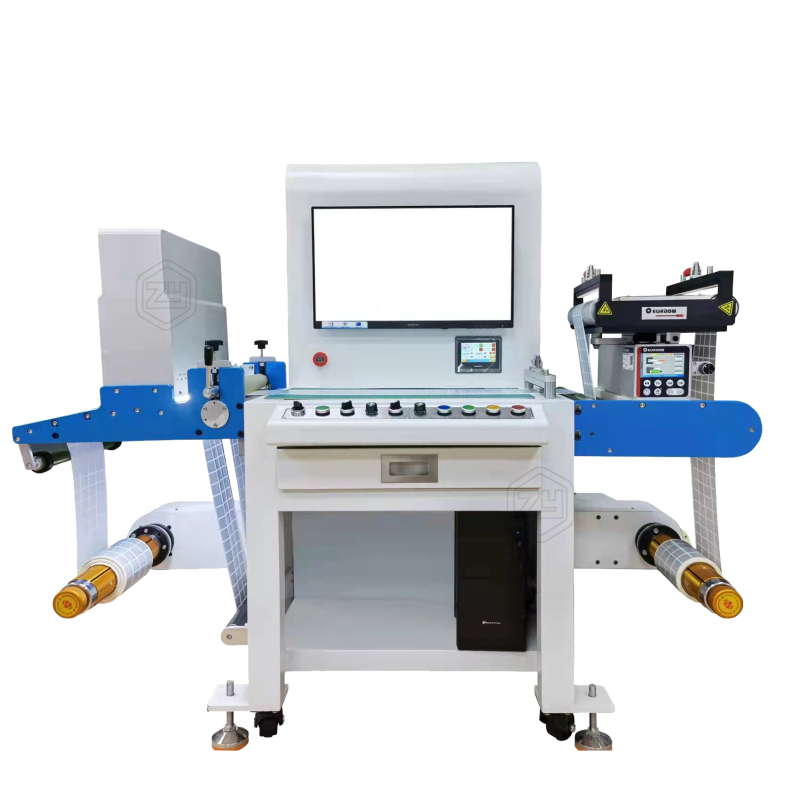 IMH-330C Hot Sale Automatic Label Inspection Machine with Rewinding Slitting Roll To Roll