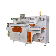 DC330 Automatic Self Adhesive Label Sticker Cutter Roll To Roll Digital Die Cutting Machine With Slitting And Laminating