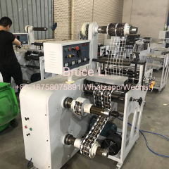 DES420T1 Fully Automatic Blank Label Rotary Die Cutter with Slitter Slitting Rewinder 120 M/min Production Capacity 120m/min