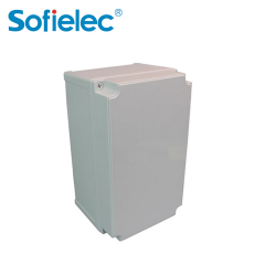 Caja de conexiones impermeable de plástico al aire libre de producto caliente IP67 con material de policarbonato