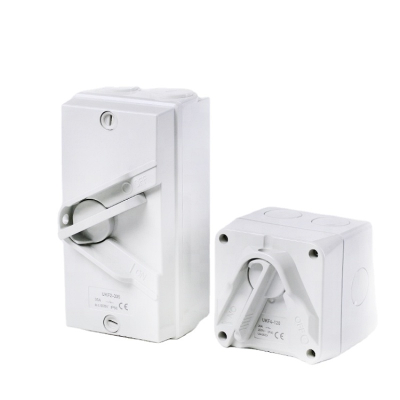 SAA approved IP66 waterproof isolating switch SF-UKF series 25A,32A,63A, 1P,2P,3P,4P